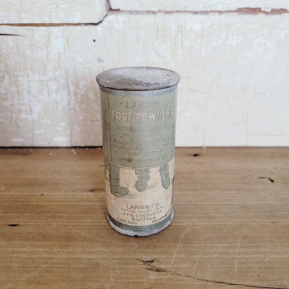 Vintage Larkin Foot Powder Tin